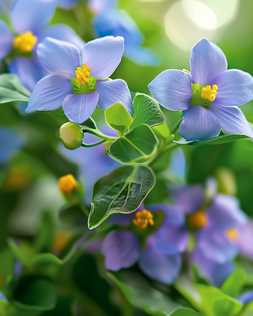 Nasiona fiołka perskiego Midget Blue (Exacum affine) – roślina jednoroczna