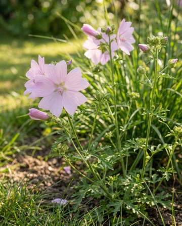 Musk Mallow (Malva moschata) – perennial flower seeds from SeedsChoice