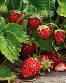 Nasiona poziomki alpejskiej Baron Von Solemacher Fragaria vesca Bylina