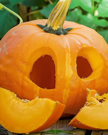Nasiona dyni Jack O'lantern (Cucurbita pepo) – jednoroczne warzywo