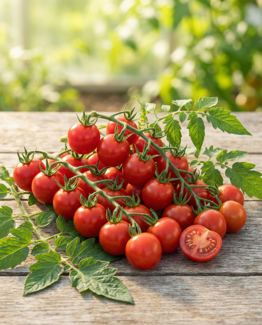 Cherry Tomato Cerise (Solanum lycopersicum) – annual vegetable seeds from SeedsChoice