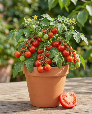 Nasiona pomidora koktajlowego Micro Pot (Solanum lycopersicum) – jednoroczne warzywo od SeedsChoice