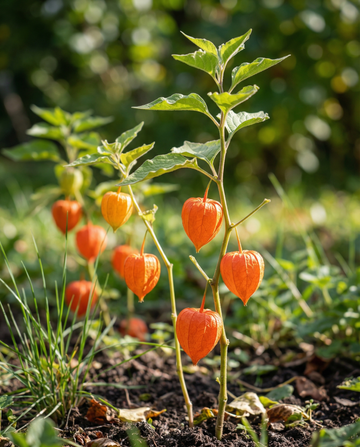 Miechunka rozdęta pomarańczowe kielichy (Physalis alkekengi) – nasiona bylin kwiatowych od SeedsChoice
