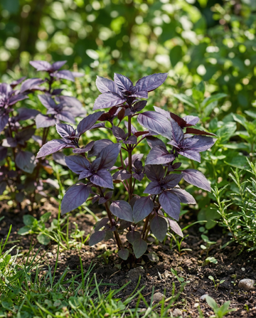 Bazylia Dark Opal (Ocimum basilicum) – nasiona jednorocznego zioła od SeedsChoice