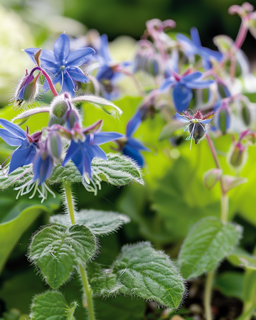 Nasiona ogórecznika (Borago officinalis) – jednoroczne zioło