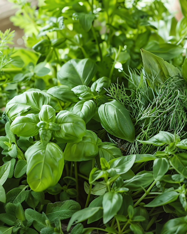 Mixture Of Herbs Basil Parsley Chive Dill Thyme seeds – annual herb