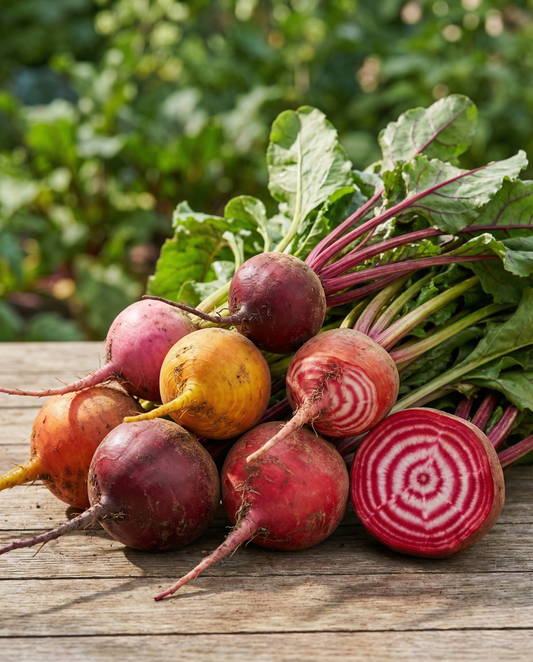 Beetroot Mixed Colours Mixture Round Roots (Beta vulgaris) – annual vegetable seeds from SeedsChoice