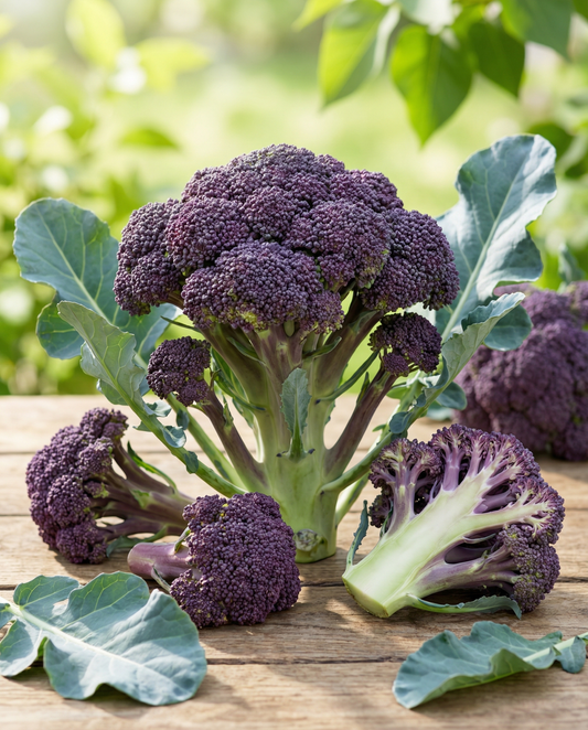 Brokuł Summer Purple (Brassica oleracea) – nasiona jednorocznego warzywa od SeedsChoice