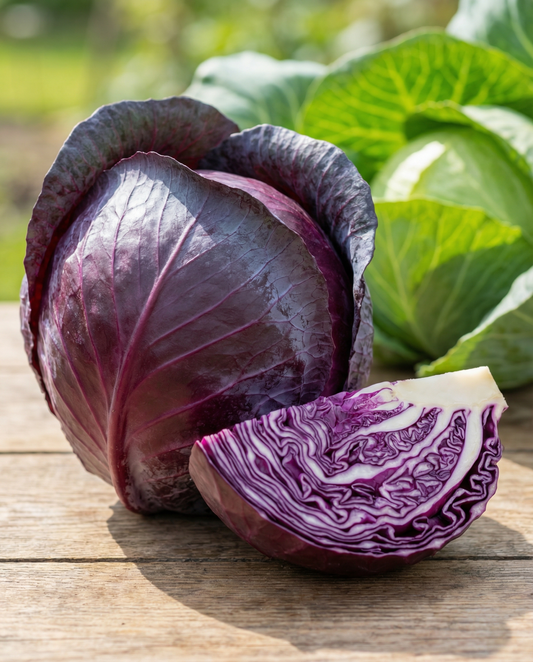 Czerwona kapusta Langedijker Bewaar 2 (Brassica oleracea) – nasiona jednorocznego warzywa od SeedsChoice