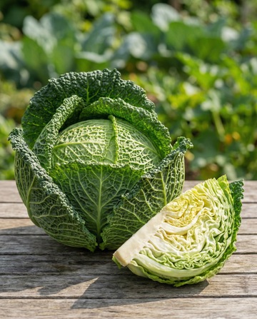 Savoy Cabbage Brussels (Brassica oleracea) – annual vegetable seeds from SeedsChoice
