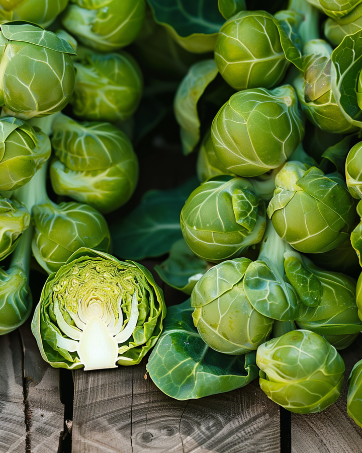 Nasiona brukselki Groninger (Brassica oleracea) – roślina jednoroczna