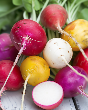 Nasiona rzodkiewki Round Mixture (Raphanus sativus) – jednoroczne warzywo