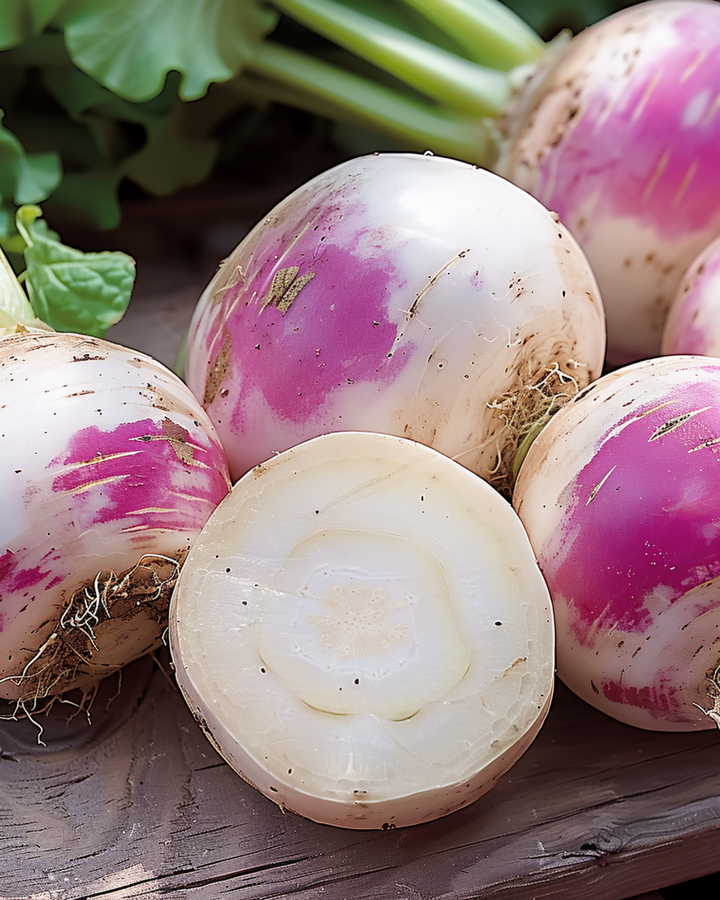 Nasiona rzepy Ronde Witte Roodkop Nancy (Brassica rapa) – warzywo jednoroczne