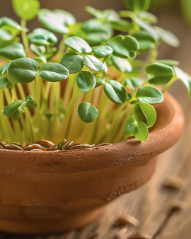Plain Cress Seeds Lepidium Sativum Annual Vegetable