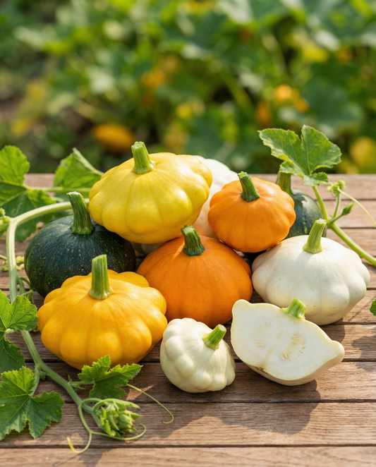 Patisson Squash Colour Mix (Cucurbita pepo) – nasiona jednorocznych warzyw od SeedsChoice