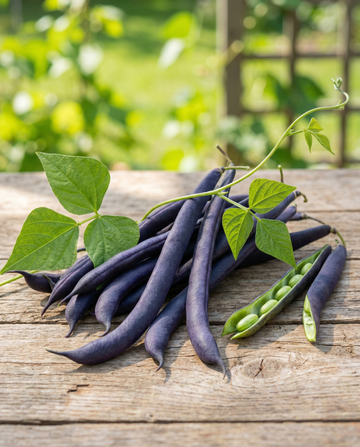 Fasola tyczna Blauhilde (Phaseolus vulgaris) – nasiona rocznych warzyw od SeedsChoice