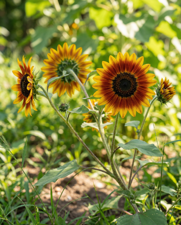 Nasiona słonecznika Ring Of Fire (Helianthus annuus) – jednoroczne kwiaty od SeedsChoice
