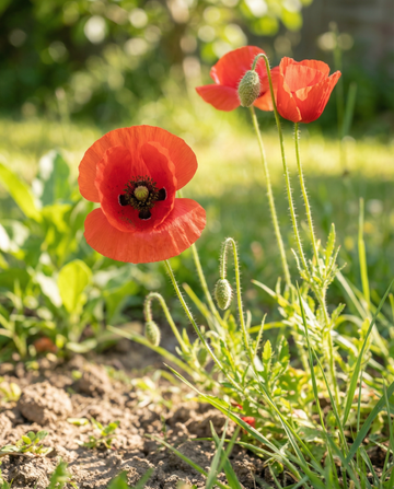 Mak polny czerwony (Papaver rhoeas) – nasiona kwiatów jednorocznych od SeedsChoice