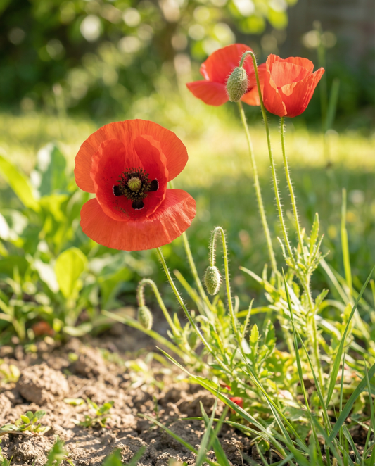 Mak polny czerwony (Papaver rhoeas) – nasiona kwiatów jednorocznych od SeedsChoice