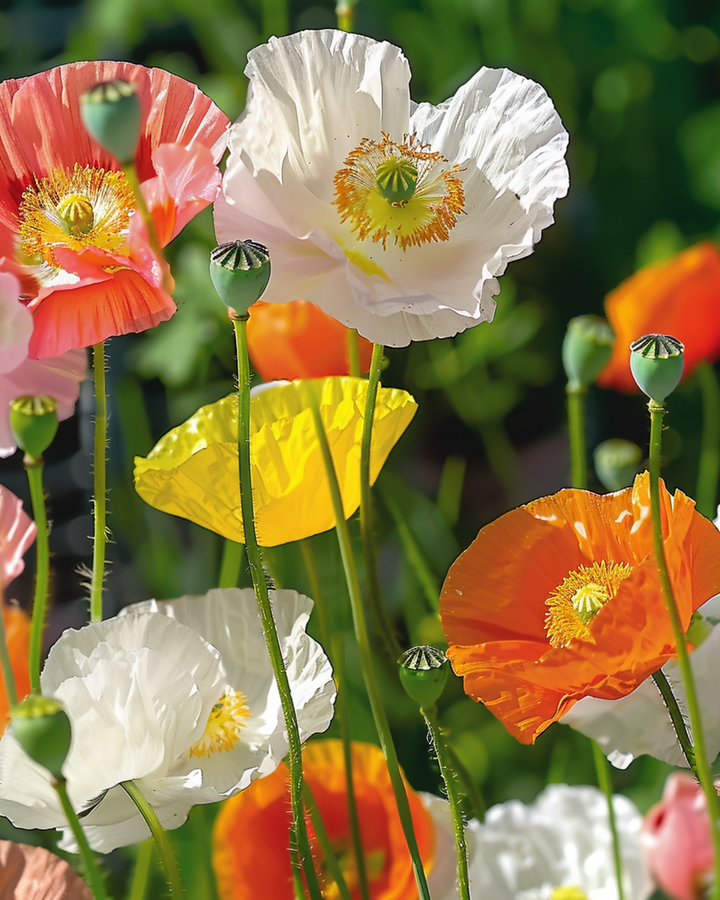 Nasiona maku islandzkiego Mix (Papaver nudicaule) – kwiat dwuletni