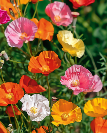 Nasiona Mixed Double Flowering (Eschscholzia californica) – kwiat jednoroczny