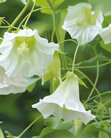 Nasiona dzwonków katedralnych białe pnącze (Cobaea scandens) – jednoroczne pnącze