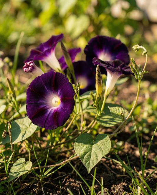 Knowlians Black Climber Dark Purple (Ipomoea purpurea) – nasiona jednorocznej pnącej odmiany od SeedsChoice