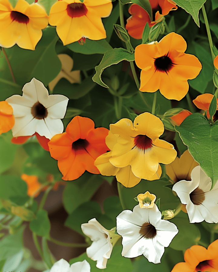 Nasiona tunbergii Black Eyed Susan Vine (Thunbergia alata) – jednoroczna mieszanka