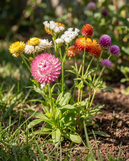 Everlasting Mix For Dried Bouquets 5g – nasiona jednorocznych kwiatów od SeedsChoice