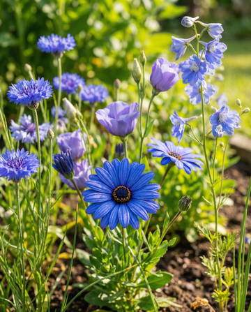 Nasiona kwiatów letnich Royal Blue Mix – jednoroczne kwiaty z SeedsChoice