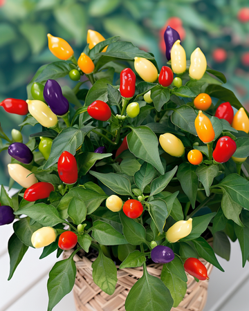 Nasiona ozdobnej papryki karłowej mieszanka (Capsicum annuum) – warzywo