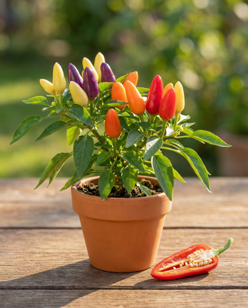Ozdobna papryka karłowa mieszanka (Capsicum annuum) – nasiona warzyw od SeedsChoice