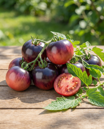 Pomidor Indigo Rose Black (Solanum lycopersicum) – nasiona jednorocznych warzyw od SeedsChoice