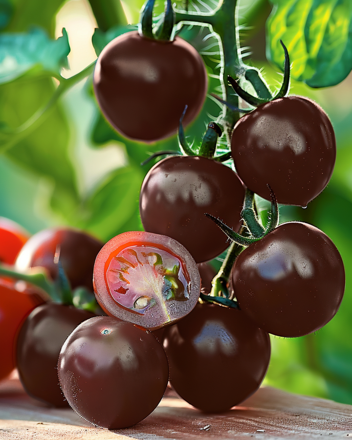 Cherry Tomato Black seeds (Solanum lycopersicum) – annual vegetable