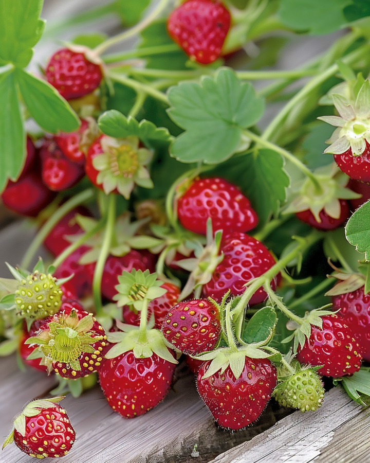 Alpine Strawberry Baron Von Solemacher Heirloom seeds (Fragaria vesca) – perennial