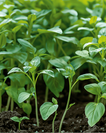 Nasiona mikrolistków bazylii cytrynowej Lemon Basil Microgreens (Ocimum basilicum) – jednoroczne mikrolistki