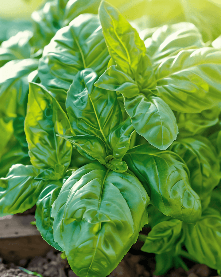 Napolitano Basil Lettuce Leaved seeds (Ocimum basilicum) – annual vegetable