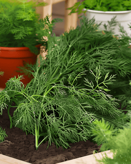 Dill Nano Seeds Anethum Graveolens Annual Herb Compact Variety