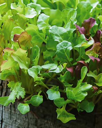 Nasiona sałaty mieszanka Baby Leaf Mix (Lactuca sativa) – jednoroczne microgreens
