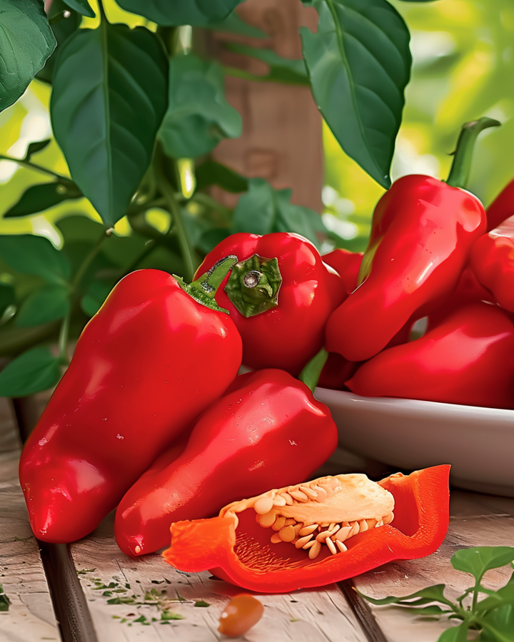 Nasiona papryki mini snack Snacking Red (Capsicum annuum) – jednoroczne warzywo
