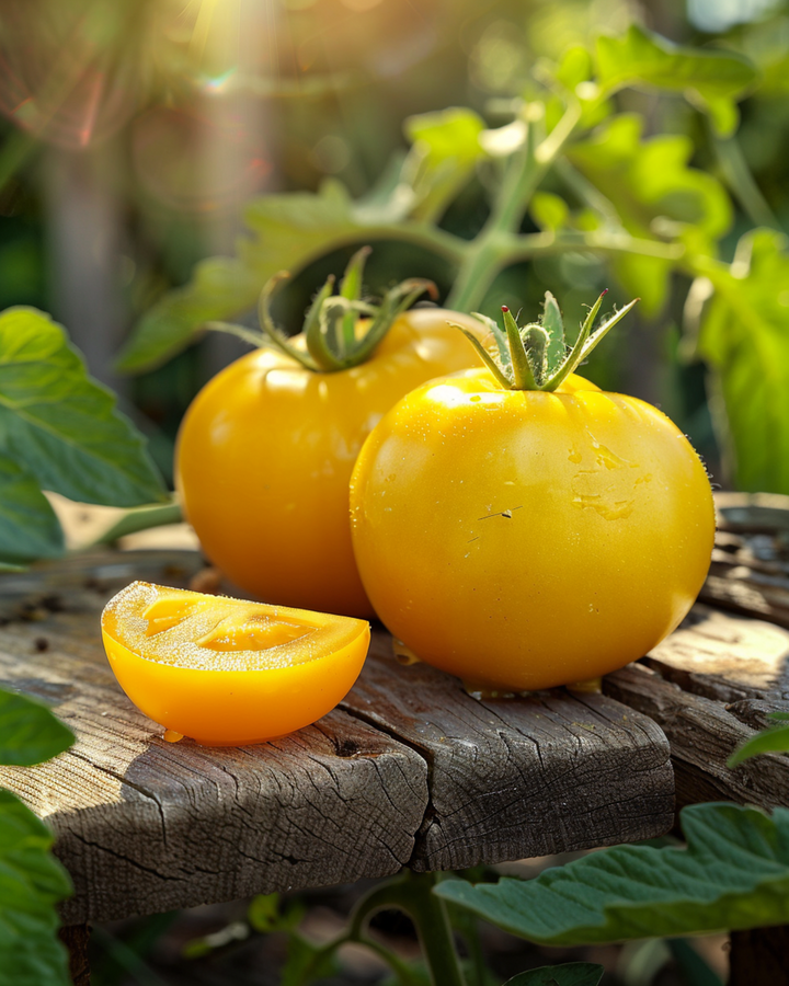 Nasiona żółtego pomidora Golden Boy F1 Hybrid (Solanum lycopersicum) – warzywo