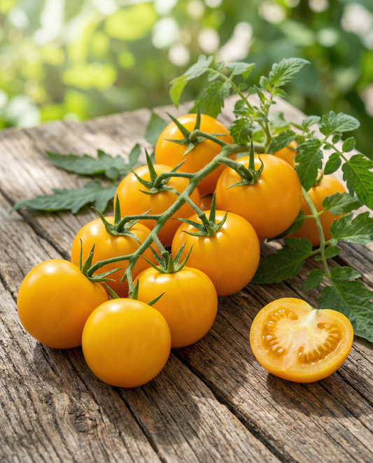 Żółty pomidor Golden Boy F1 Hybrid (Solanum lycopersicum) – nasiona warzyw od SeedsChoice