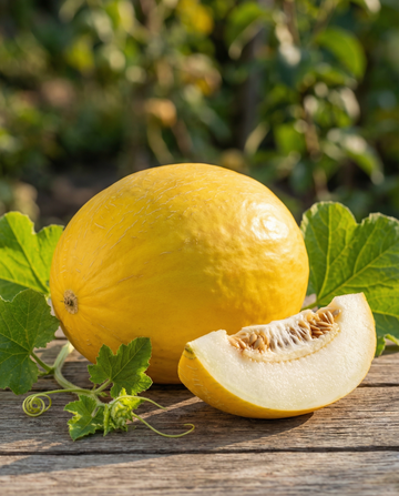 Żółty melon zimowy Giallo Inverno (Cucumis melo) – nasiona jednorocznego warzywa od SeedsChoice