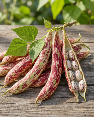 Nasiona fasoli karłowej Borlotto Lingua Di Fuoco (Phaseolus vulgaris) – jednoroczne warzywo z SeedsChoice
