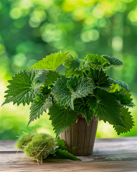 Nasiona pokrzywy Urtica dioica wieloletnia roślina zielna