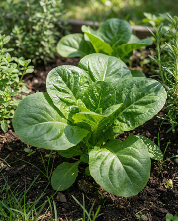 Basil A Foglie Di Lattuga (Ocimum basilicum) – annual herb seeds from SeedsChoice