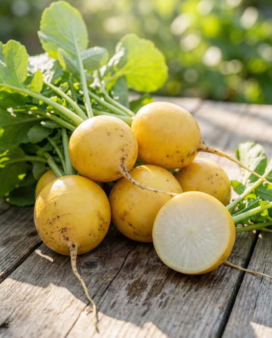 Radish Zlata Yellow (Raphanus sativus) – vegetable seeds from SeedsChoice