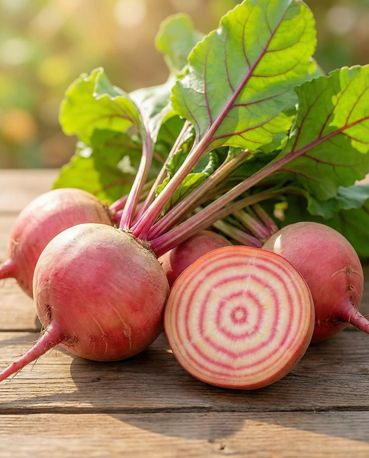 Beetroot Tonda Di Chioggia (Beta vulgaris) – annual vegetable seeds from SeedsChoice