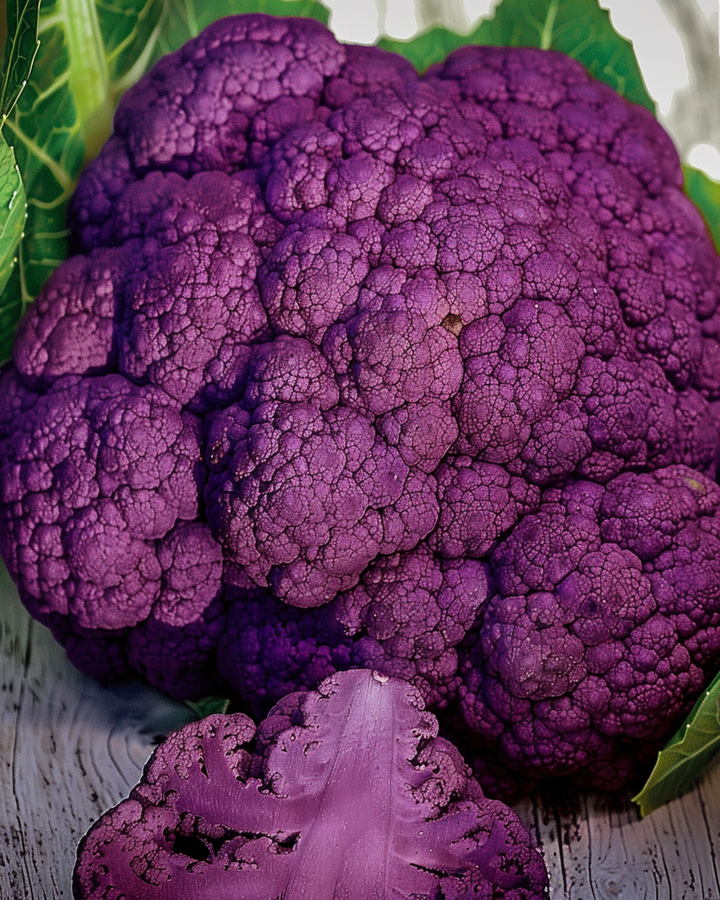 Nasiona kalafiora Sicily Violetto Early (Brassica oleracea) – warzywo