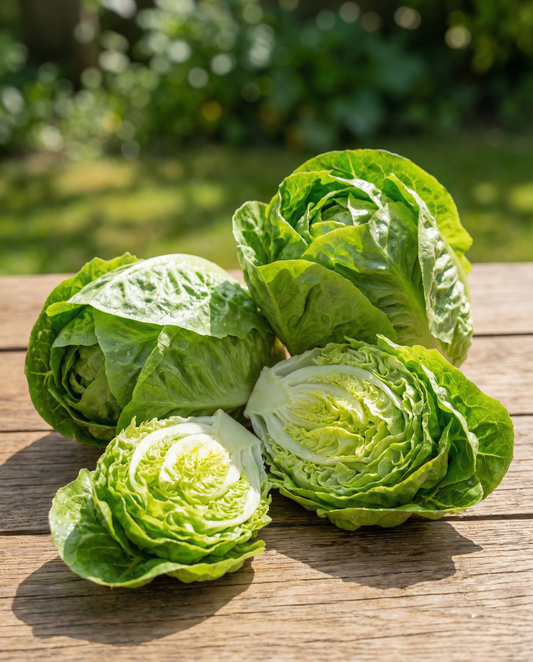 Sałata Little Gem o zwartych główkach (Lactuca sativa) – nasiona warzywa od SeedsChoice
